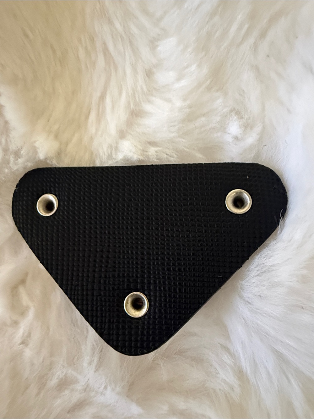 Black Triangle Logo  Charm Badge - Picture 2 of 3